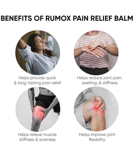 Dr. Vaidya's Rumox Pain Relief Balm -Pack of 3