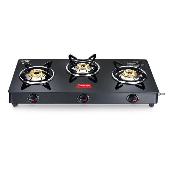 Prestige Marvel Plus Toughened Glass Top Gas Stove (3 Burners) - GTM 03L