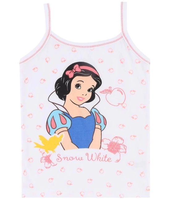 BODYCARE PRINCESS PRINTED GIRLS VEST PACK OF 4 ASSORTED - None