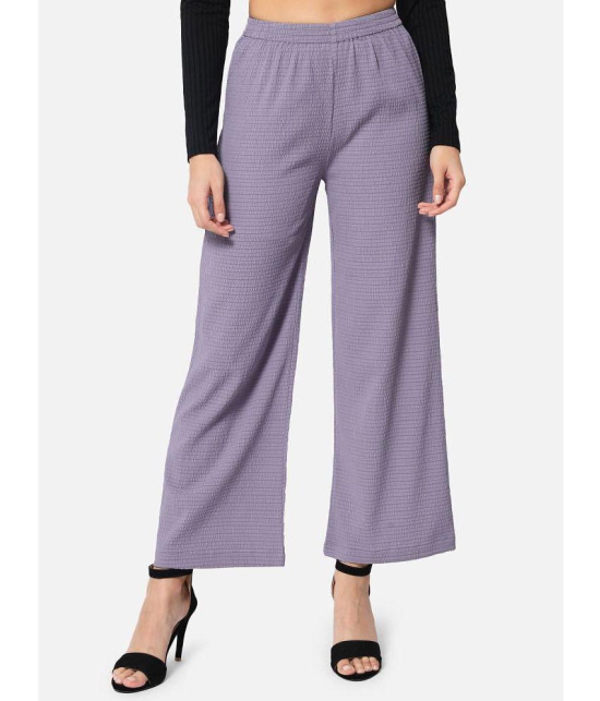 ALL WAYS YOU - Purple Polyester Straight Womens Palazzos ( Pack of 1 ) - None