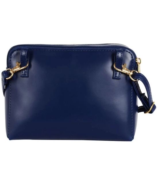 Baggit Blue PU Sling Bag - Blue