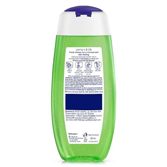 Nivea Lemon & Oil Shower Gel 125 Ml