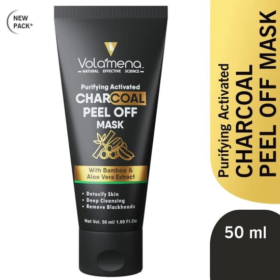 Volamena face mask Charcoal  peel off Face Peel Masks 50 ml