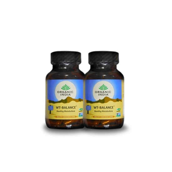 Organic India Wt-Balance 60 Capsules Bottle- (Pack Of 2)