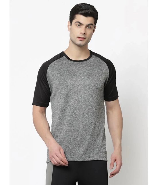 Uzarus - Grey Polyester Regular Fit Mens Sports T-Shirt ( Pack of 1 ) - None