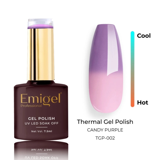 Emigel - Thermal UV Gel Poilsh - 08 Shades-CANDY PURPLE