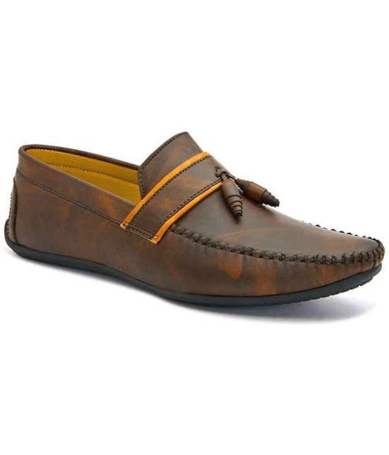 Fentacia - Brown Men's Tassel - 9