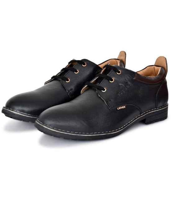 KATENIA - Black Men's Derby Formal Shoes - None