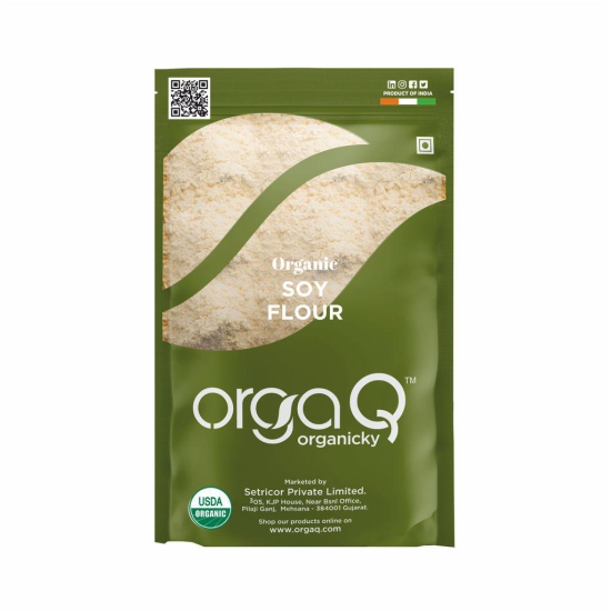 OrgaQ Organicky Organic Soyabean Flour