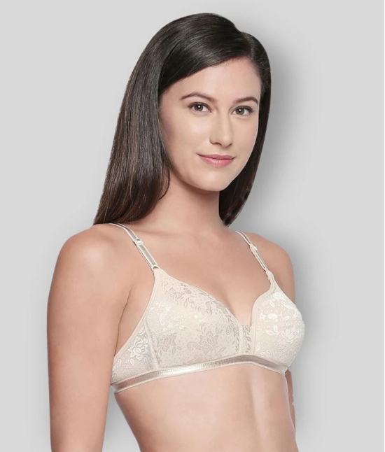 Bodycare Cotton Seamless Bra - Beige - 38