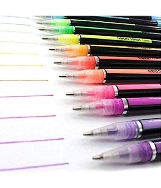 Neon Gel Pens Set Color Gel Pens, Glitter, Metallic, Neon Set, Good Gift For Coloring Kids Sketching Painting Drawing Gel Pens Set (24) Visit the ArtBee Store