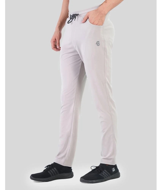 Forbro Light Grey Lycra Mens Trackpants ( Pack of 1 ) - None