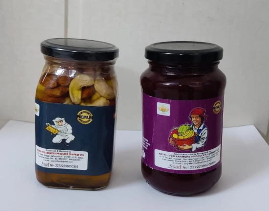 Combo Honey with almonds n cashews & Mix Fruit Jam