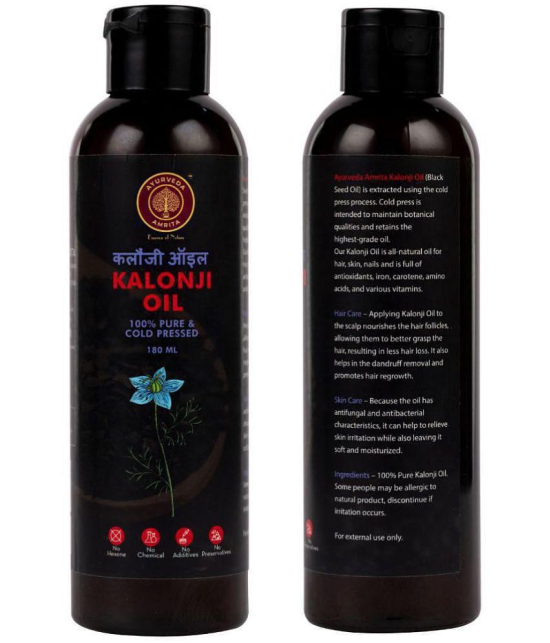 Ayurveda Amrita - Anti Hair Fall Kalonji Oil 180 ml ( Pack of 1 )