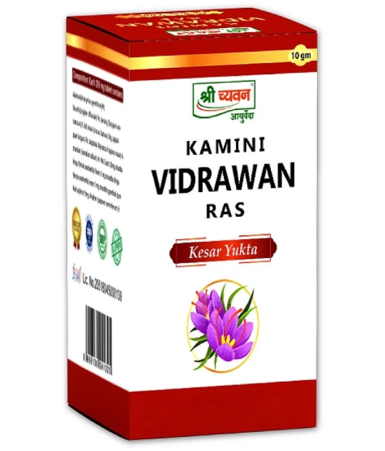 Shri Chyawan Ayurved Kamini Vidrawan Ras Tablet 10 gm