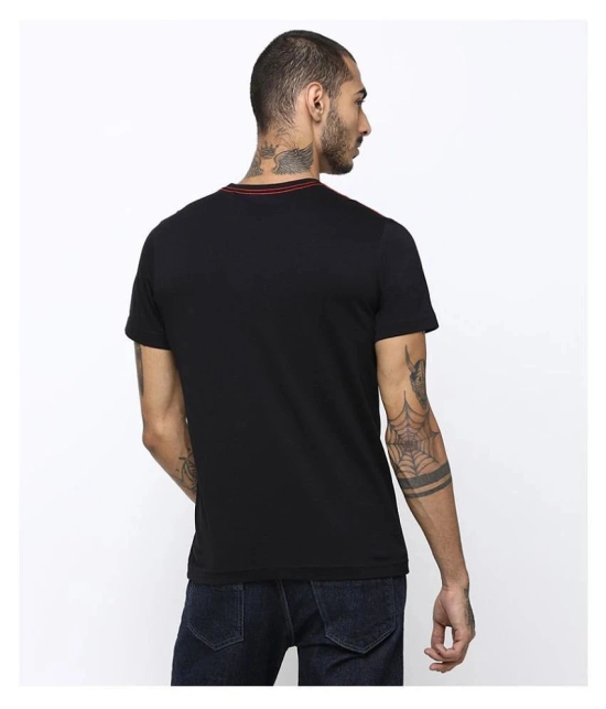 Huetrap Cotton Black Printed T-Shirt - None