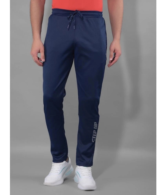 Force NXT Navy Blue Polyester Mens Sports Trackpants ( Pack of 1 ) - None