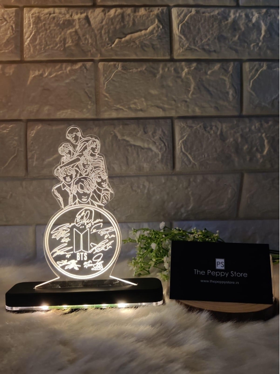 BTS All 7 Led Plaque+ Led Stand