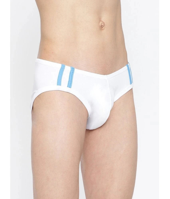 La Intimo Cotton Mens Bikini ( White ) - None