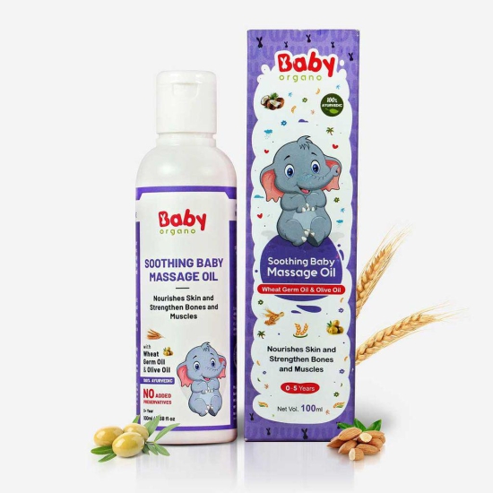 Buy Babyorgano Soothing Baby Massage Oil 100ml Super Blend Of 6 ...