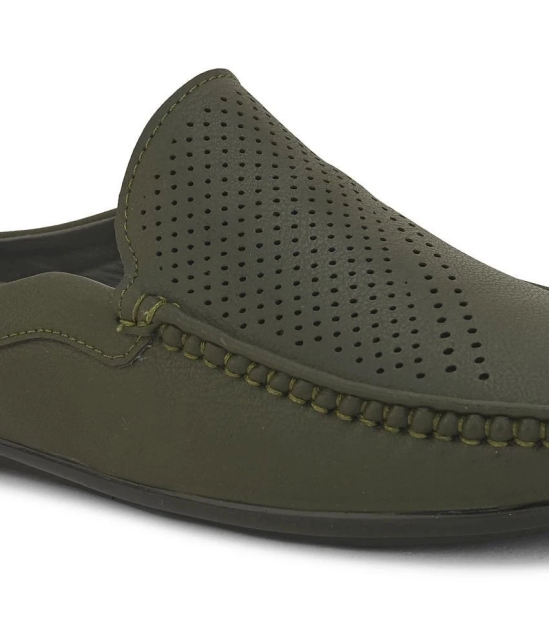 Sir Corbett Olive Mens Slip on - 7