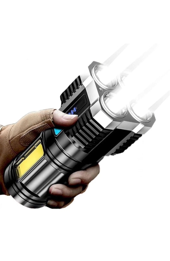 Uttamrobotics Torch - Usb Rechargeable Led Torch, 600 Lumens Flashlight