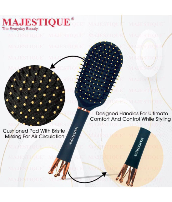 Majestique Crown Series Detangler Paddle Brush Biofriendly Detangling Brush Wet & Dry