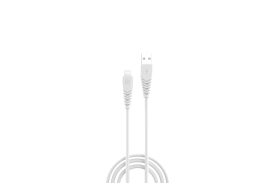 Portronics Konnect Core II Fast Charging 1 Mtr Lightning Cable (White)