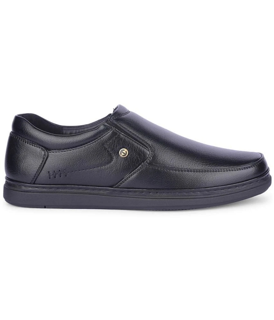 Liberty Black Mens Slip On Formal Shoes - None