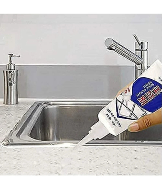 Waterproof Tile Gap/Crack/Grout Filler Water Resistant Silicone Sealant for DIY Home Sink Gaps/Tiles Gaps/Grouts Repair Filler Tube For Home