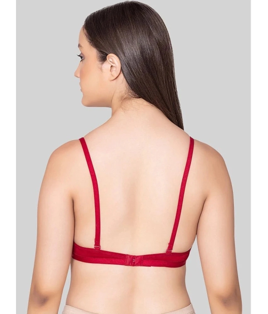 Bodycare Maroon Cotton Blend Non Padded Womens Everyday Bra ( Pack of 1 ) - None