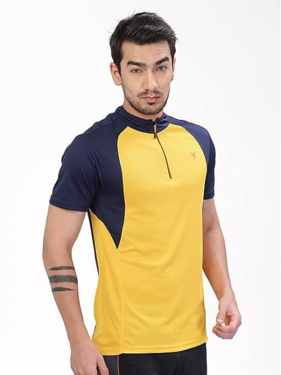 TECHNOSPORT Men T-Shirt YELLOW