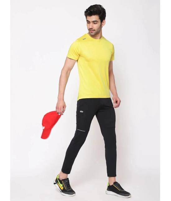 Dida Sportswear Yellow Polyester Regular Fit Mens Sports T-Shirt ( Pack of 1 ) - None