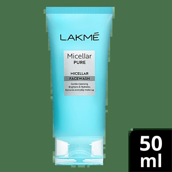 Lakme Micellar Pure Face Wash, 50 Gm