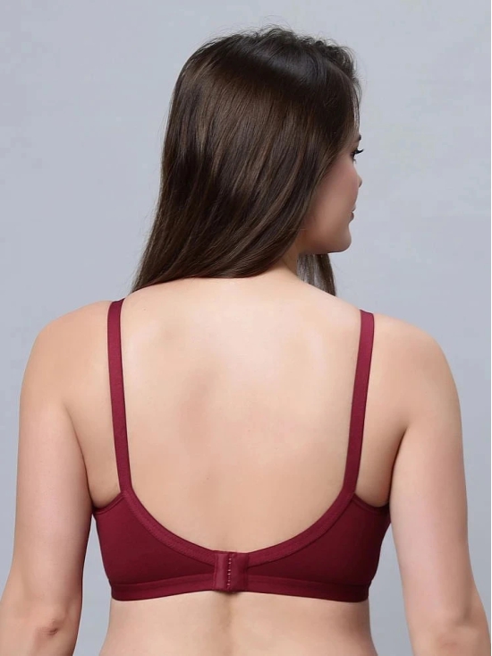 IN CARE LINGERIE Maroon Cotton Non Padded Womens Everyday Bra ( Pack of 1 ) - None