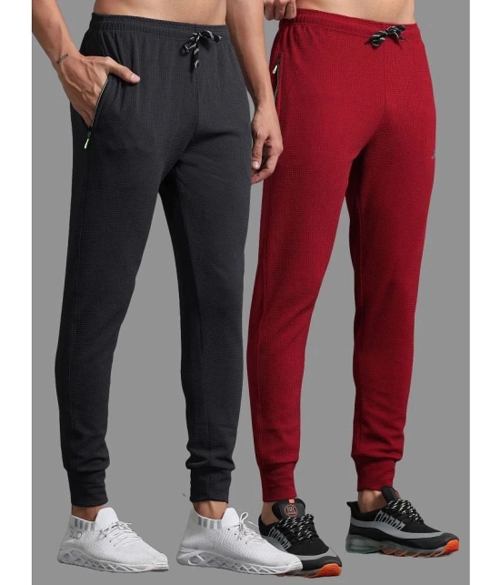 JILZ Multicolor Polyester Mens Joggers ( Pack of 2 ) - None