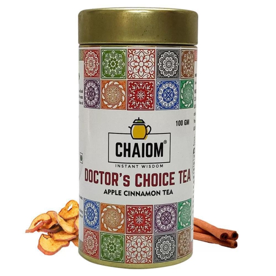 Chaiom Doctors Choice, Apple Cinnamon Herbal Tea Tisanes 100 Gms