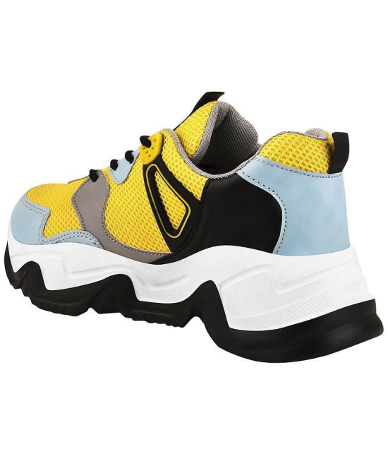 Shoetopia - Yellow Women''s Sneakers - None