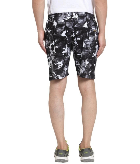 Uzarus - Black Cotton Blend Mens Shorts ( Pack of 1 ) - None