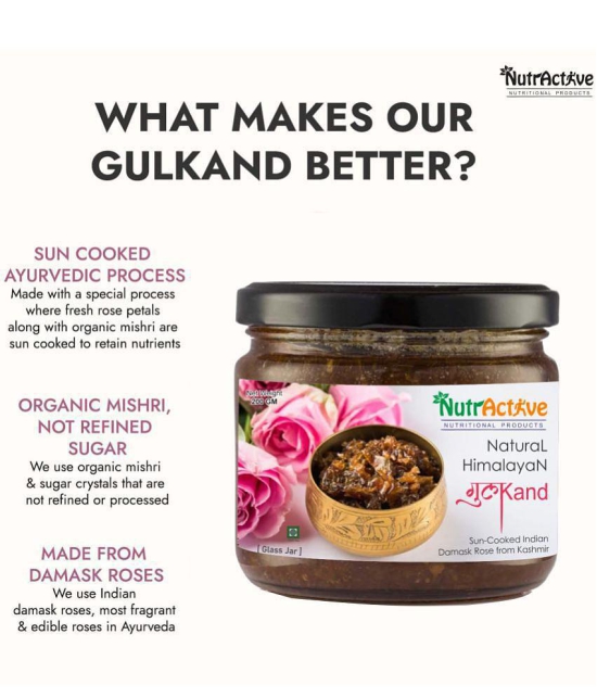 NutrActive Himalayan Gulkand Jam 200 gm