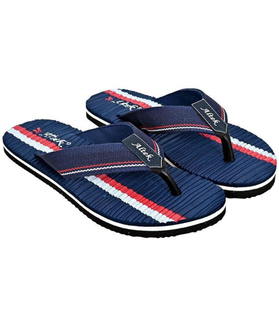 Altek - Blue Mens Thong Flip Flop - None