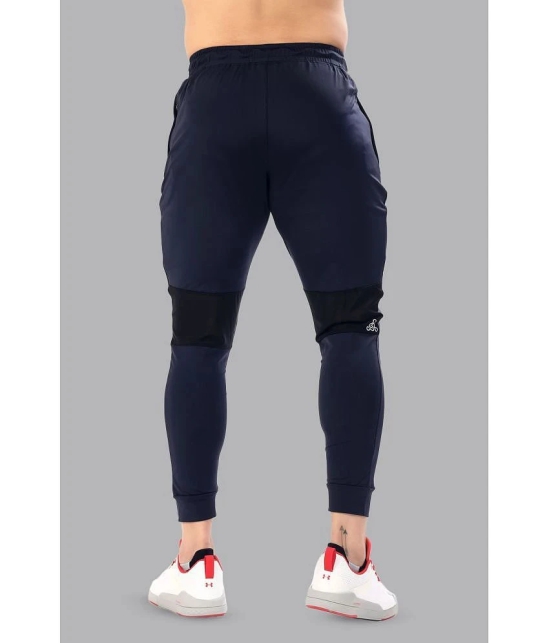 Fuaark - Navy Nylon Mens Sports Joggers ( Pack of 1 ) - None