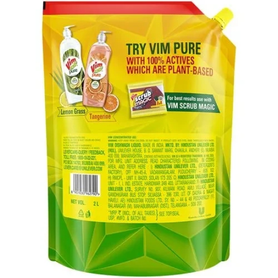 VIM LIQUID 2LTR POUCH