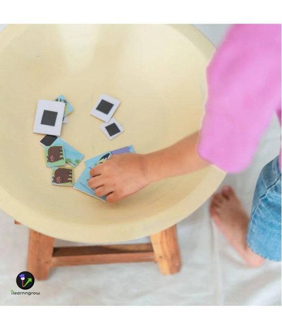 ilearnngrow - Animals found in the Continent Magnetic board - Multicolor