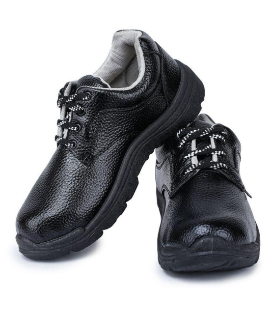 Liberty Low Ankle Black Safety Shoes - 10