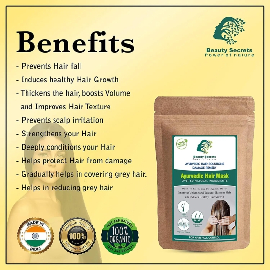 Ayurvedic Hair Mask-100G