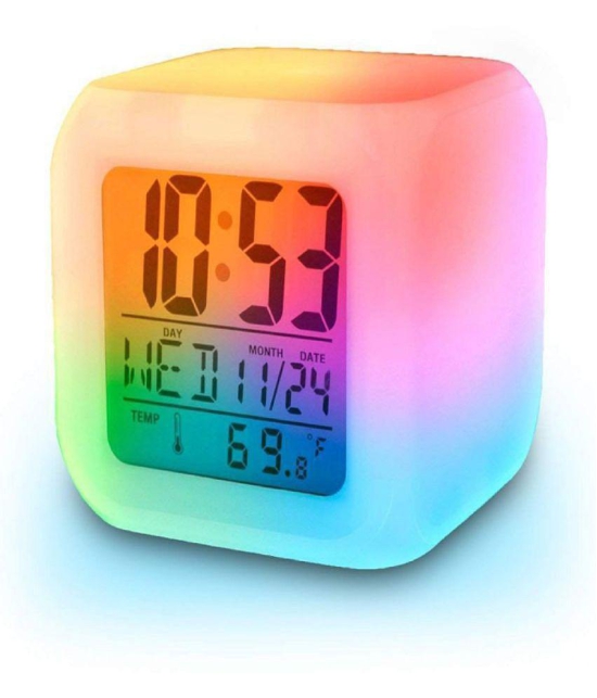 KAVYA ENTERPRISE Digital Plastic Table Clock - Pack of 1