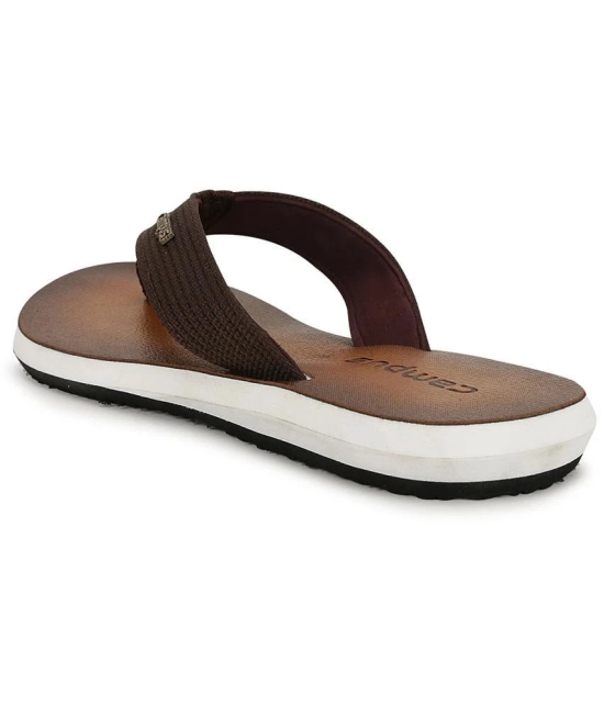 Campus - Brown Mens Thong Flip Flop - None