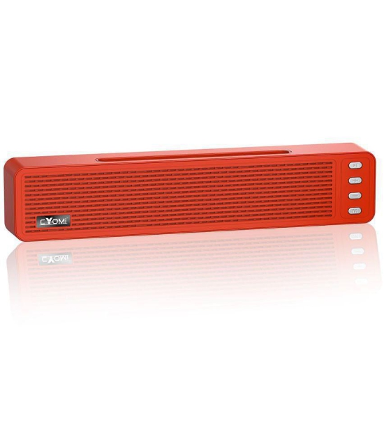 CYOMI CY-686 10 W Bluetooth Speaker Bluetooth v5.0 with USB,SD card Slot Playback Time 8 hrs Orange - Orange