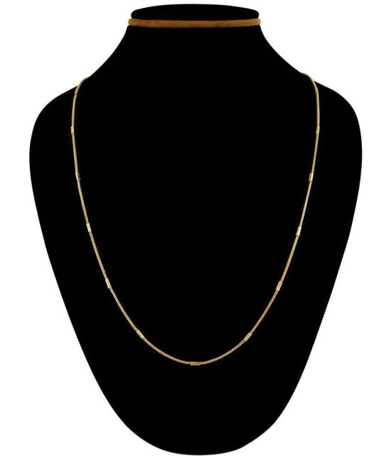 FASHION FRILL - Gold Plated Chain ( Pack of 1 ) - Gold